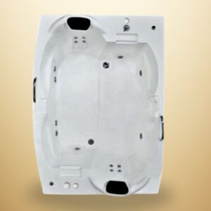 BANHEIRA MEIA PRAIA COM HIDROMASSAGEM LUXO (LOCAÇÃO)