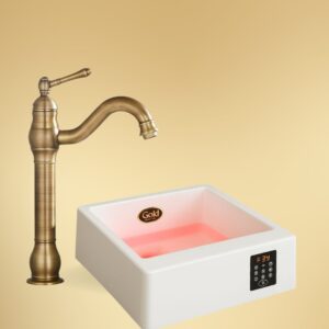 COMBO SPA DOS PÉS LAPIDADO + TORNEIRA DESIGN RETRÔ